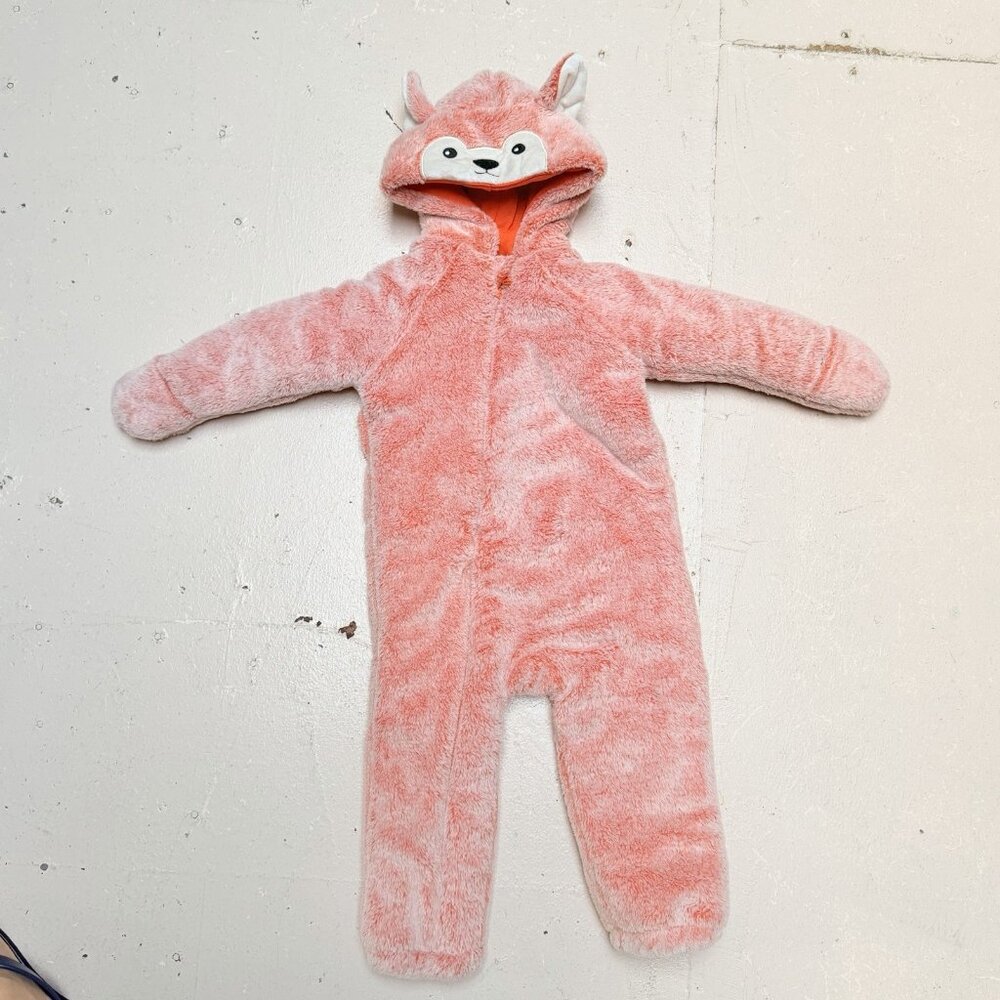 Koala Baby Winter Baby Fox Hooded‎ Jumpsuit Thick Fleece Warm 12-18M Winter